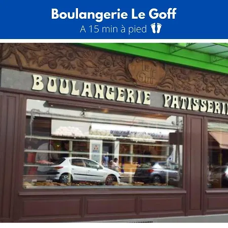 Le Grand Bleu - 3 Min Gare - Stationnement Facile - Fibre Internet - 4 Televisions - Lave Vaisselle Apartment Lorient
